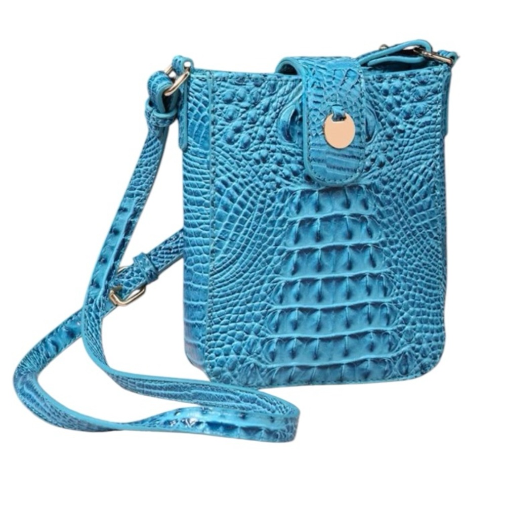 Crocodile Pattern Crossbody Bag